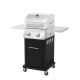 Nexgrill 2-Burner Propane Gas Grill in Black and PVC Cover Bundle 300-10113