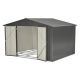 Unbranded 8 ft. W x 10 ft. D Outdoor Heavy-Duty Metal Storage Shed, Garden Shed with Lockable Door and Vents (80 sq. ft. ) B11190