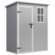 Lofka 5 ft. W x 3 ft. D Outdoor Plastic Storage Shed, Outside Sheds with Lockable Door ( 22.5 sq. ft. ) CC71