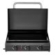 Karl home 23.8 in. 3-Burner Tabletop Propane Gas Griddle Grill Griddle in Black with Hood K1G57001004