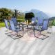 TOP SPACE 7-Piece Metal Bar Height Outdoor Dining Set TP24818-19107X3-B