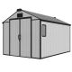 Unbranded 8 ft. W x 12 ft. D Outdoor Large Plastic Resin Storage Shed w/ floor included and Air Vent for Backyard Lawn(96 sq. ft.) XWSS325+3