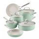 KitchenAid 10-Pc. Hard Anodized Nonstick Ceramic Cookware Set - Pistachio