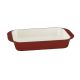 Cuisinart 14 inch Enameled Cast Iron Lasagna Pan - Cardinal Red