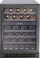 Zephyr - Presrv 24 in. 45-Bottle Dual Zone Freestanding/Built-In Wine Cooler - Black Stainless Steel
