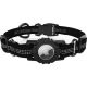 SaharaCase - Nylon Dog Standard Collar with Apple AirTag slot - 14-in to 20-in Neck - Black