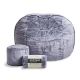 Lovesac - Supersac Bundle in Wombat Phur - Gray