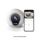 MOBI - Cam Multi-Purpose Smart HD Wi-Fi Baby Camera Monitor with 2-way Audio, Recording, and motion detection - White