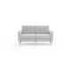 Burrow - Mid-Century Nomad Loveseat - Crushed Gravel NSF-CG-2-MD-LW