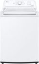 LG - 4.1 Cu. Ft. Smart Top Load Washer with SlamProof Glass Lid - White