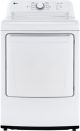 LG - 7.3 Cu. Ft. Smart Gas Dryer with Sensor Dry - White