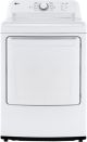 LG - 7.3 Cu. Ft. Smart Electric Dryer with Sensor Dry - White