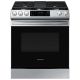 Samsung - 6.0 cu. ft. Smart Slide-in Gas Range with Air Fry & Convection - Stainless steel