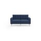Burrow - Mid-Century Nomad Loveseat - Navy Blue NSF-NB-2-MD-LW