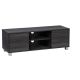 CorLiving - Hollywood Wood Grain TV Stand with Doors for TVs up to 55