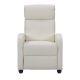 CorLiving - Oren PU Recliner - White