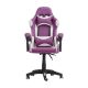 CorLiving - Ravagers Gaming Chair - Purple and White