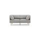 Burrow - Contemporary Range 2-Seat Sofa - Stone Gray FLRST-SF-RG-S2-A2-C0-SG-LW