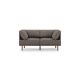 Burrow - Contemporary Range 2-Seat Sofa - Heather Charcoal FLRST-SF-RG-S2-A2-C0-HC-DW
