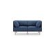 Burrow - Contemporary Range 2-Seat Sofa - Navy Blue FLRST-SF-RG-S2-A2-C0-NB-LW