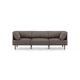 Burrow - Contemporary Range 3-Seat Sofa - Heather Charcoal FLRST-SF-RG-S3-A2-C0-HC-DW