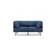 Burrow - Contemporary Range 2-Seat Sofa - Navy Blue FLRST-SF-RG-S2-A2-C0-NB-DW