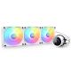 NZXT - 360mm Liquid Cooler with LCD Display and RGB Fans - White RL-KR360-W1