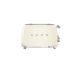 SMEG 4x4 Slot Toaster TSF03 - Cream