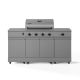 TYTUS Grills - TYTUS Fresno Series Gunmetal Gray Island Grill - Gray