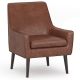 Simpli Home - Robson Accent Chair - Distressed Saddle Brown