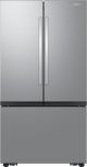 Samsung - 27 cu. ft. Mega Capacity 3-Door French Door Counter Depth Refrigerator with Dual Auto Ice Maker - Stainless Steel