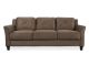Lifestyle Solutions - Hartford Sofa Upholstered Microfiber Fabric Rolled Arms - Brown