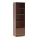 Linon Home DÃ©cor - Millett 1-Drawer Mid-Century Bookcase - Walnut
