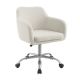 Linon Home DÃ©cor - Carvel Office Chair, Sherpa - Off-White