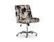 Linon Home DÃ©cor - Donora Office Chair, Black Cow Print - Black and White