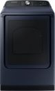 Samsung - 7.4 cu. ft. Smart Gas Dryer with Steam Sanitize+ and Pet Care Dry - Brushed Navy
