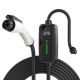Rexing - 16A J1772 NEMA 5-15 Level 1 Portable Electric Vehicle (EV) Charger - Black