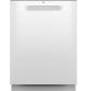 GE - Top Control Dishwasher with Standless Steel Interior and Santize Cycle - Stainless Steel