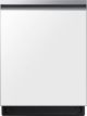 Samsung - Bespoke 24” Top Control Smart Built-In Dishwasher with 3rd Rack, StormWash, 46 dBA - Bespoke White Glass