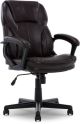 Serta - Mitchell Manager Office Chair - Chestnut Brown