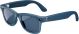 Ray-Ban - Meta Smart Wayfarer Bluetooth Audio Glasses - Matte Jeans/Polarized Dusty Blue