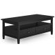 Simpli Home - Warm Shaker Coffee Table - Black