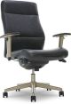 La-Z-Boy - Baylor Modern Bonded Leather Executive Chair - Black - Bonded Leather