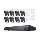 Reolink - 16 Channel 12MP NVR System with 8X 12MP Bullet PoE Camera - White