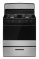 Amana - 5.0 Cu. Ft. Freestanding Single Oven Gas Range with Easy-Clean Gas Door - Stainless Steel