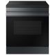 Samsung - Bespoke 6.3 Cu. Ft. Slide-In Electric Induction Range with Anti-Scratch Glass Cooktop - Matte Black Steel