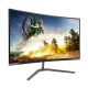 Acer - AOPEN 27HC5R S3biip 27” Curved FHD Gaming Monitor with AMD FreeSync Premium (1 x Display Port 1.4 & 2 x HDMI 2.0 Ports) - Black