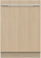 Fisher & Paykel - 24-in Top Control Built-in Dishwasher - Custom Panel Ready - Custom Panel Ready
