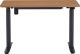 Steelcase - AMQ Sit-to-Stand Desk - Merele Base Dark Oak Top