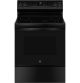 GE - 5.3 Cu. Ft. Freestanding Electric Range with Self-Clean and Steam Clean Option and Built-In Wi-Fi - Black